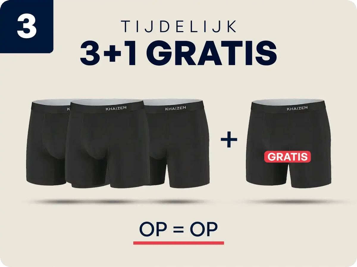 Tijdelijk 4 voor de prijs van 3 (op = op)